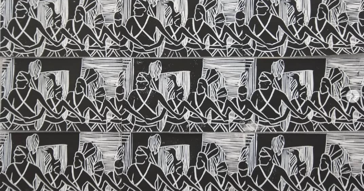 Lino Print by Jade Johnson