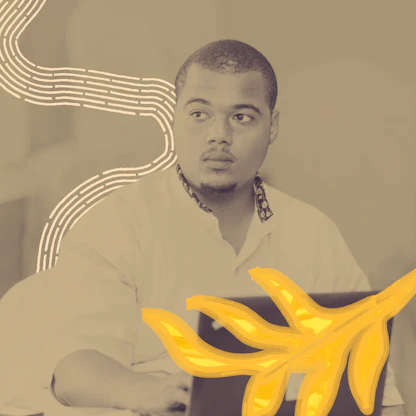 A photograph of Arif Noorally Fazel