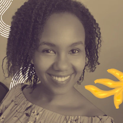 A photograph of Jackie Kinya Muriuki